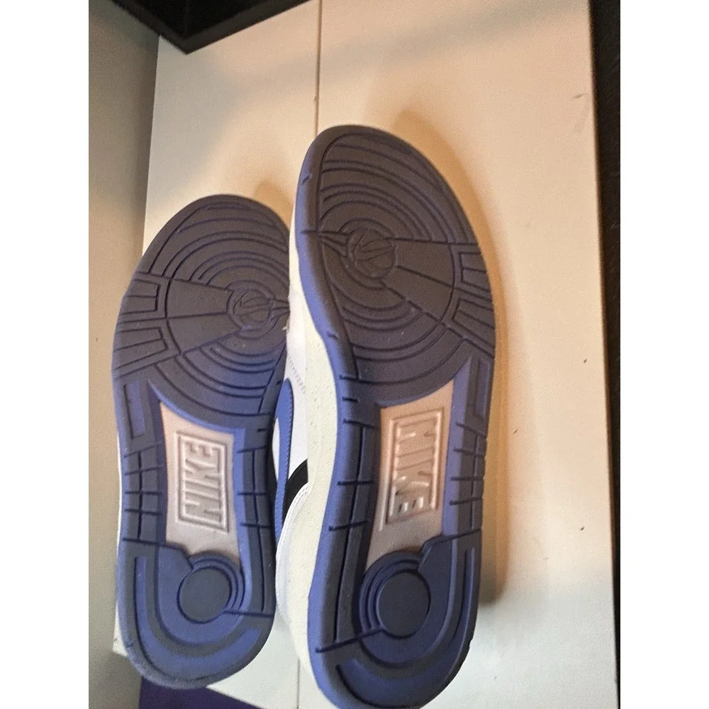 Nike Full Force Low FB1362-100 Men's Size 11 White Black Blue Polar - Picture 11 of 13